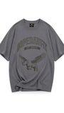 Flying Rhino Oversized Tee Heather Grey