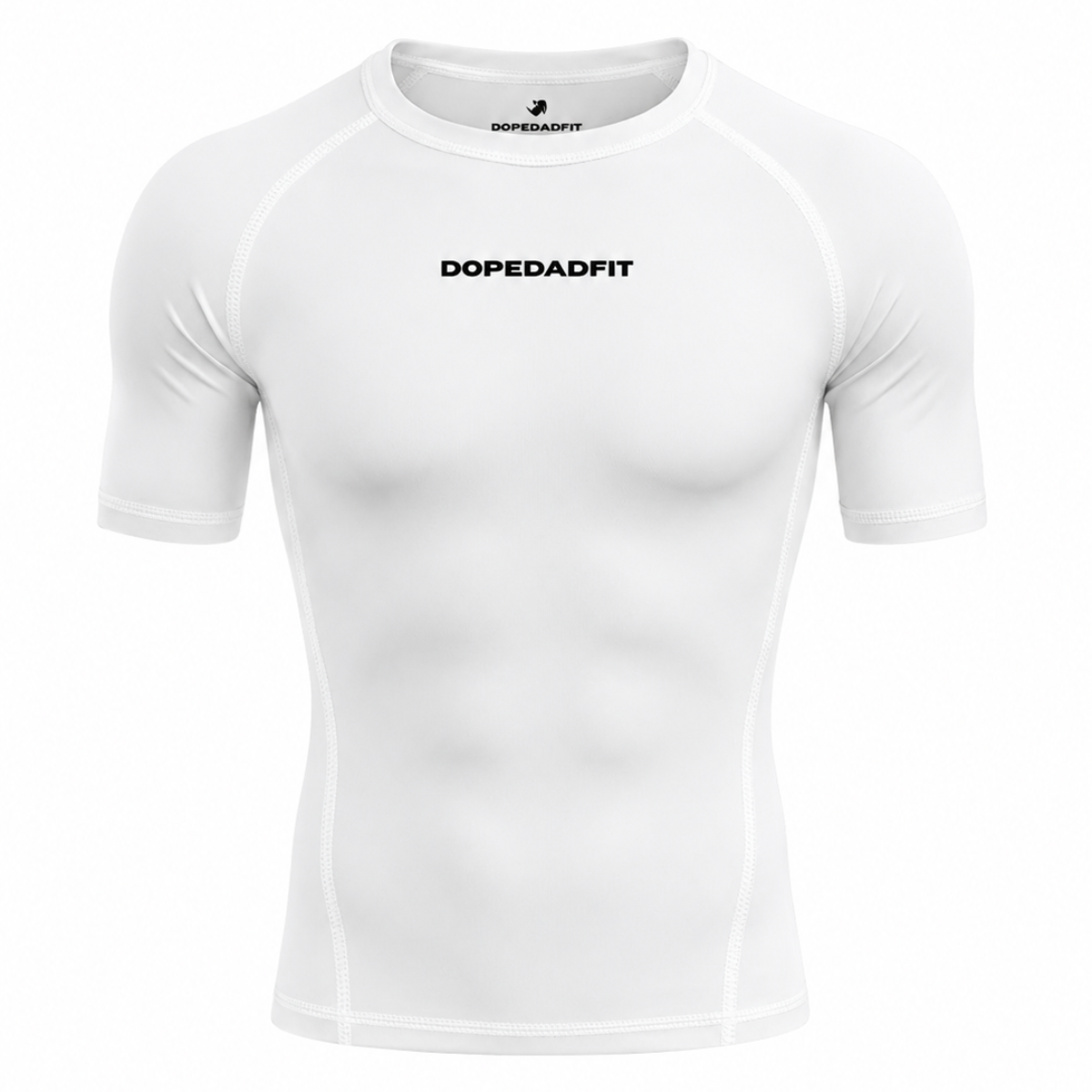 Compression Short Sleeve White