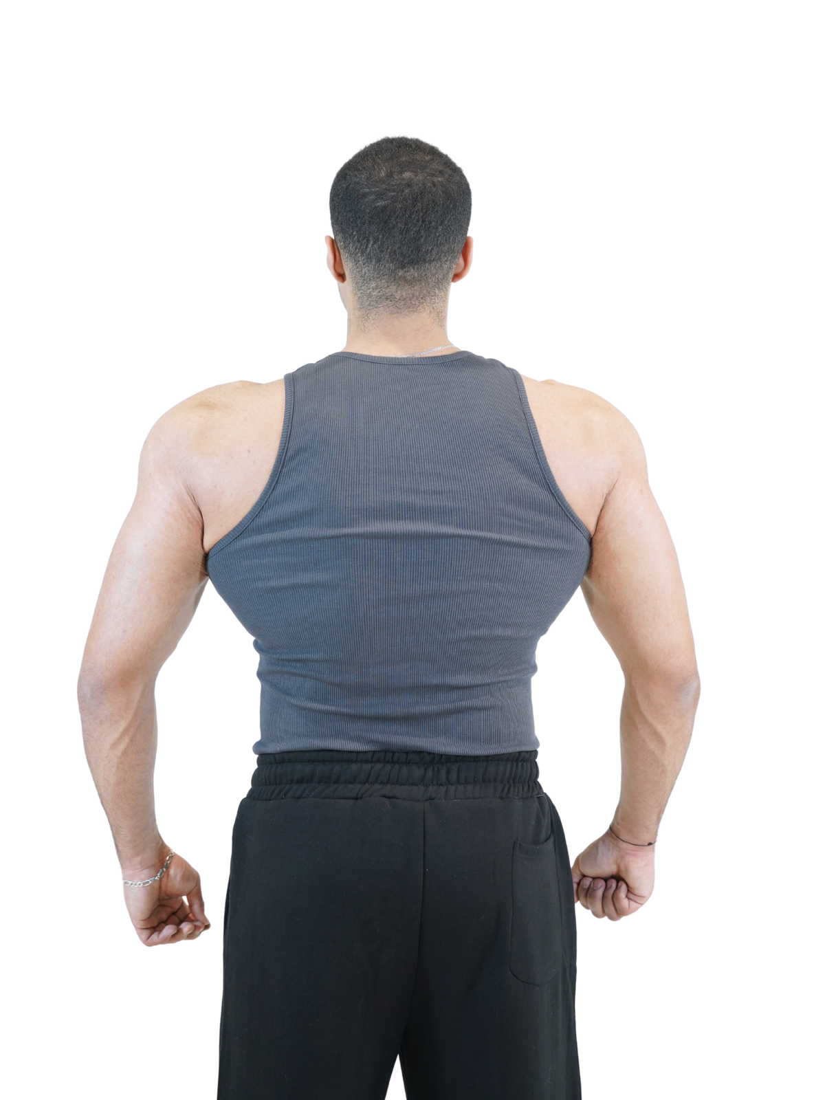 DOPEDADFIT SCRIPT RIBBED TANK 2 Pack
