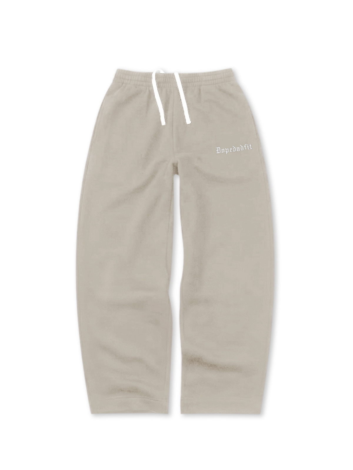 Old English Wide-Leg Sweatpants Camel