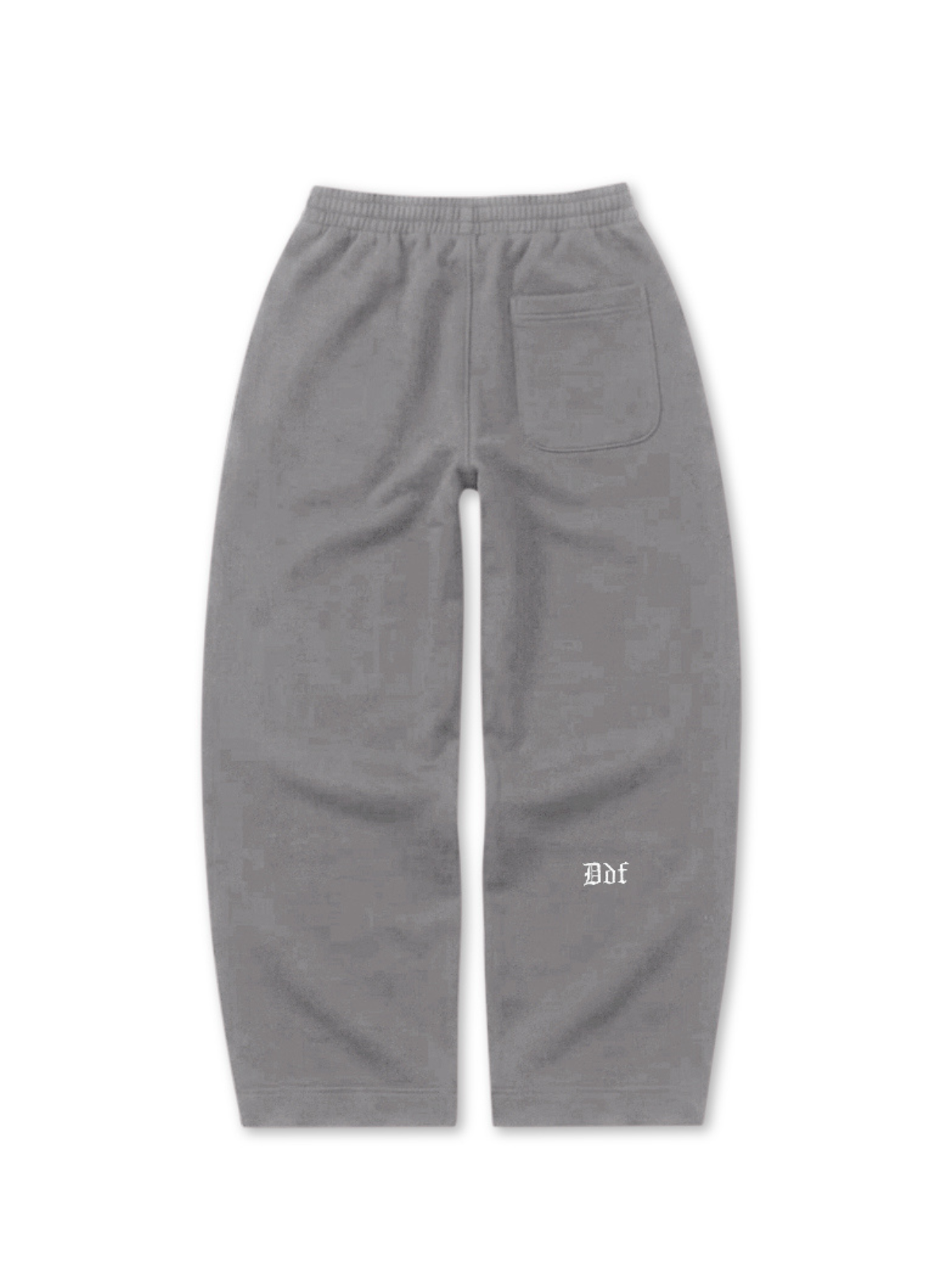 Old English Wide-Leg Sweatpants Heather Grey