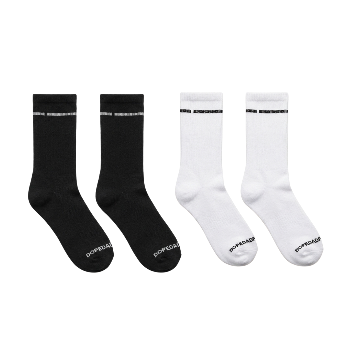 Chaussettes DDF (paire, N/B)